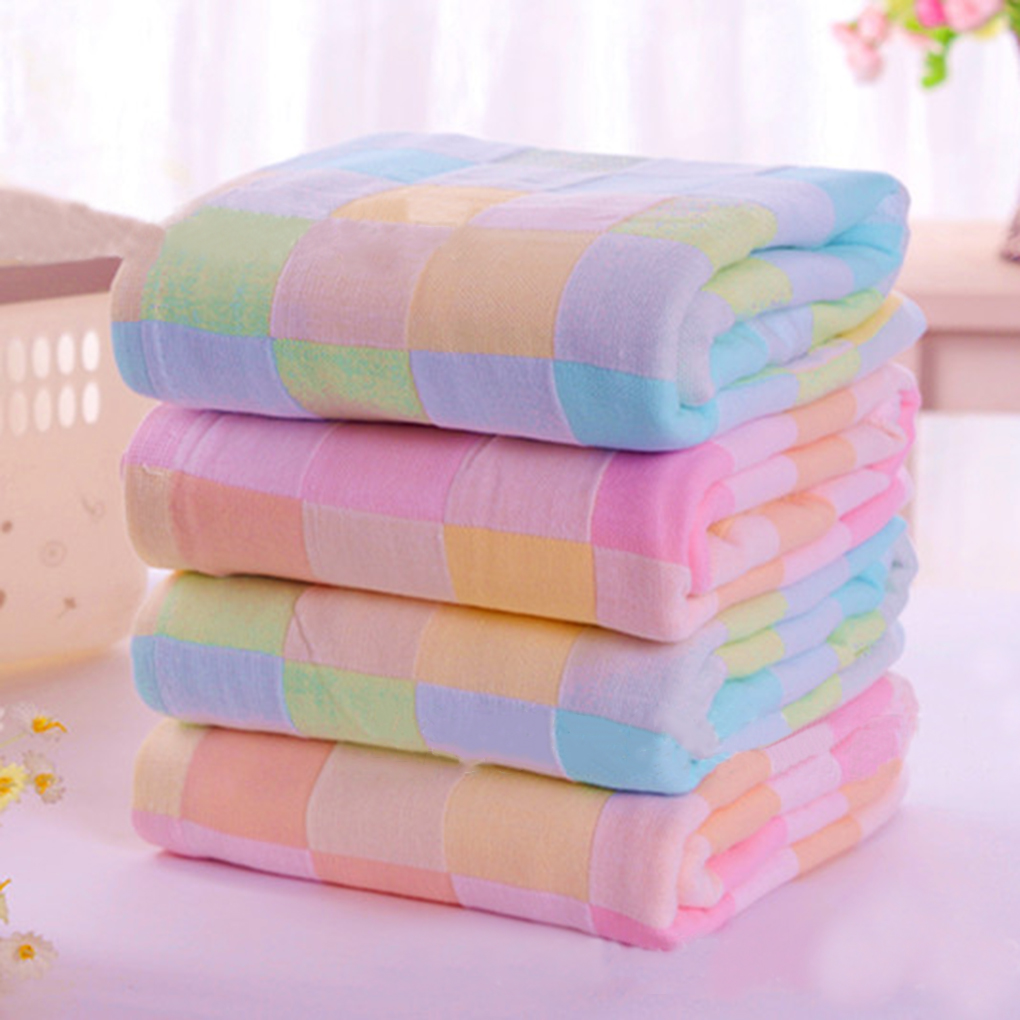 26X26Cm Vierkante Handdoeken Katoen Gaas Plaid Handdoek Kids Slabbetjes Dagelijks Gebruik Hand Gezicht Handdoeken Voor kids