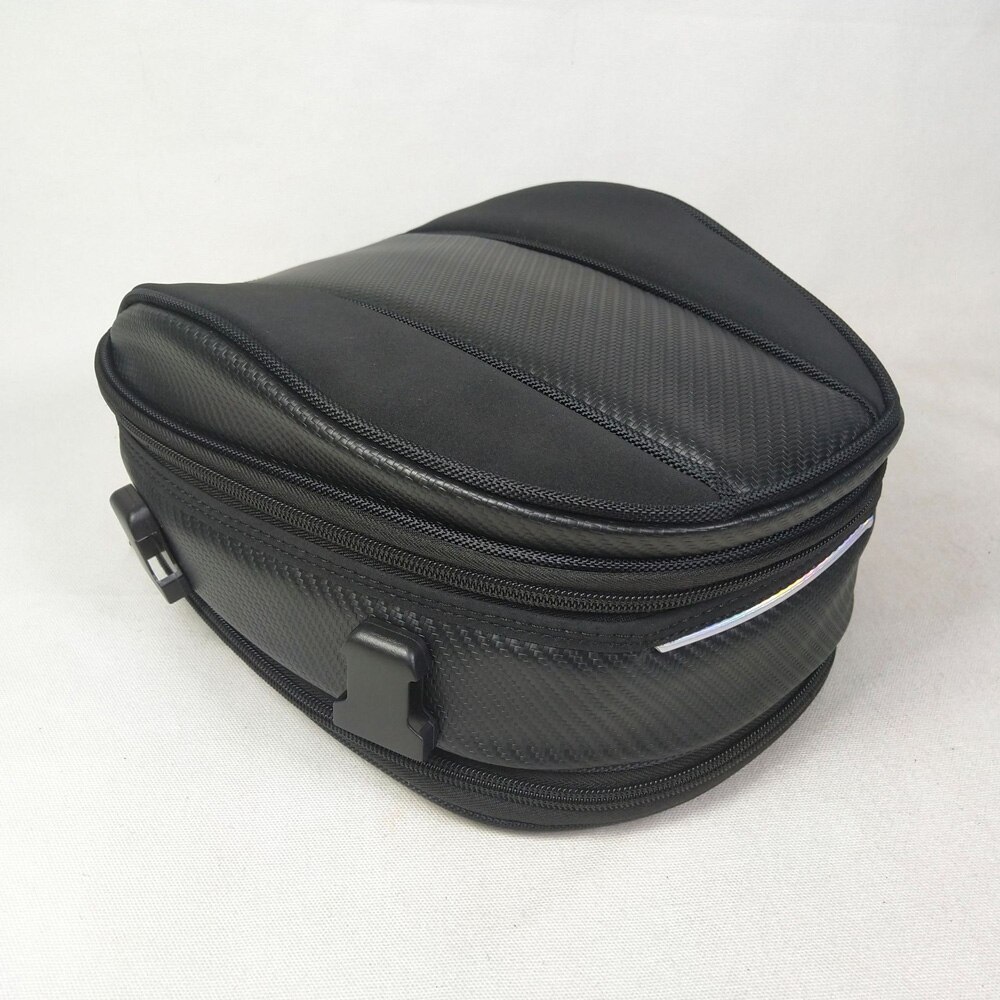 Bolsa de asiento trasero Oxford accesorios de tela organizador negro de repuesto para motocicleta