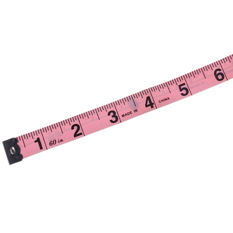 150 Cm 60 "Vinyl Meetlint Tailor Tool Cm/Inch Kleding Maatregel Heerser Borst Heupen Taille Maat standaard Tape