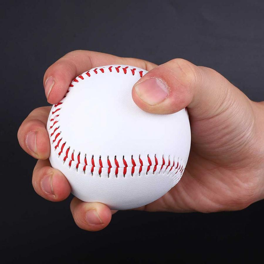 Pelota de entrenamiento de béisbol de 9 pulgadas, Base blanca duradera, práctica de béisbol, juego equipo deportivo de Softball de PVC para accesorios deportivos
