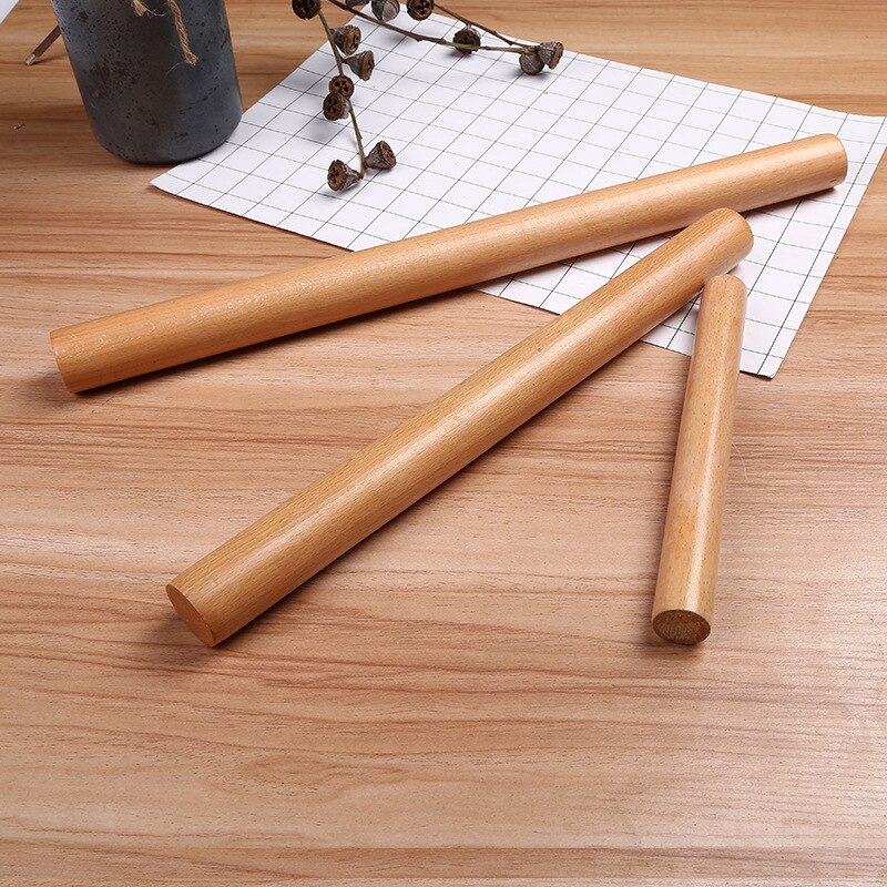 16*2.6 Mm Keuken Houten Deegroller Fondant Cake Decoratie Deeg Roller Bakken Keuken Koken Gereedschap Accessoires