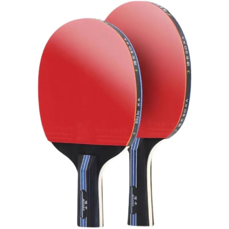 High Elasticity Table Tennis Racket Children's Primary School Students Horizontal And Vertical Rackets 2 Pieces Set Bocka