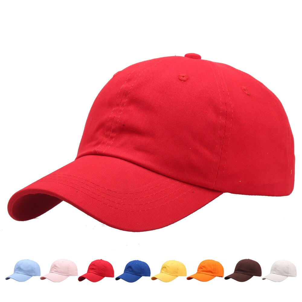 Vrouwen Effen Kleur Baseball Caps Voor Mannen Eenvoudige Zwarte Jongen Verstelbare Outdoor Meisjes Snapback Cap Multicolor Zon Trucker hoed