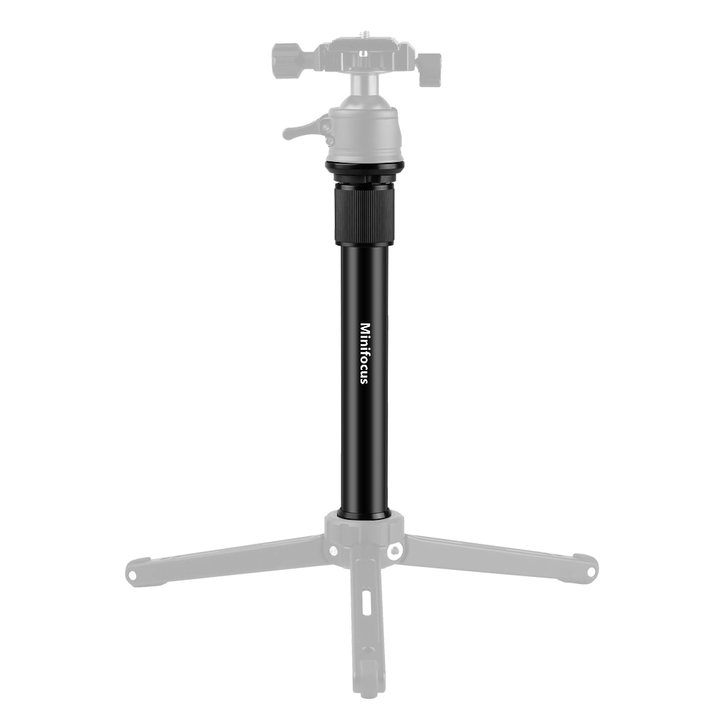 2 sezione Treppiede Tubo di Prolunga Colonna Centrale Extender Giunto Cardanico Pole Portatile Bar Telescopica Asta del Bastone per Treppiedi/Monopiede/macchina fotografica