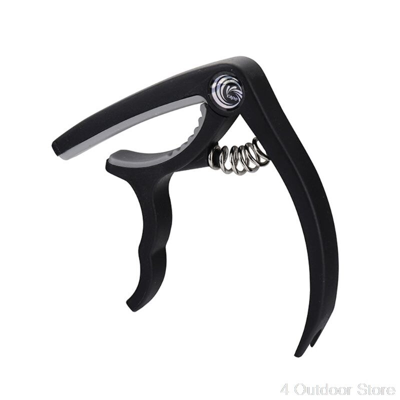 Plaststål guitar capo klassisk akustisk guitar ukulele tuning clamp  jy07 20: Sort