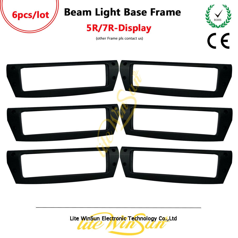 Litewinsune 6 stks Freeship Bewegende Balk 200/230 Display Frame Cover voor Beam 5R Beam R7