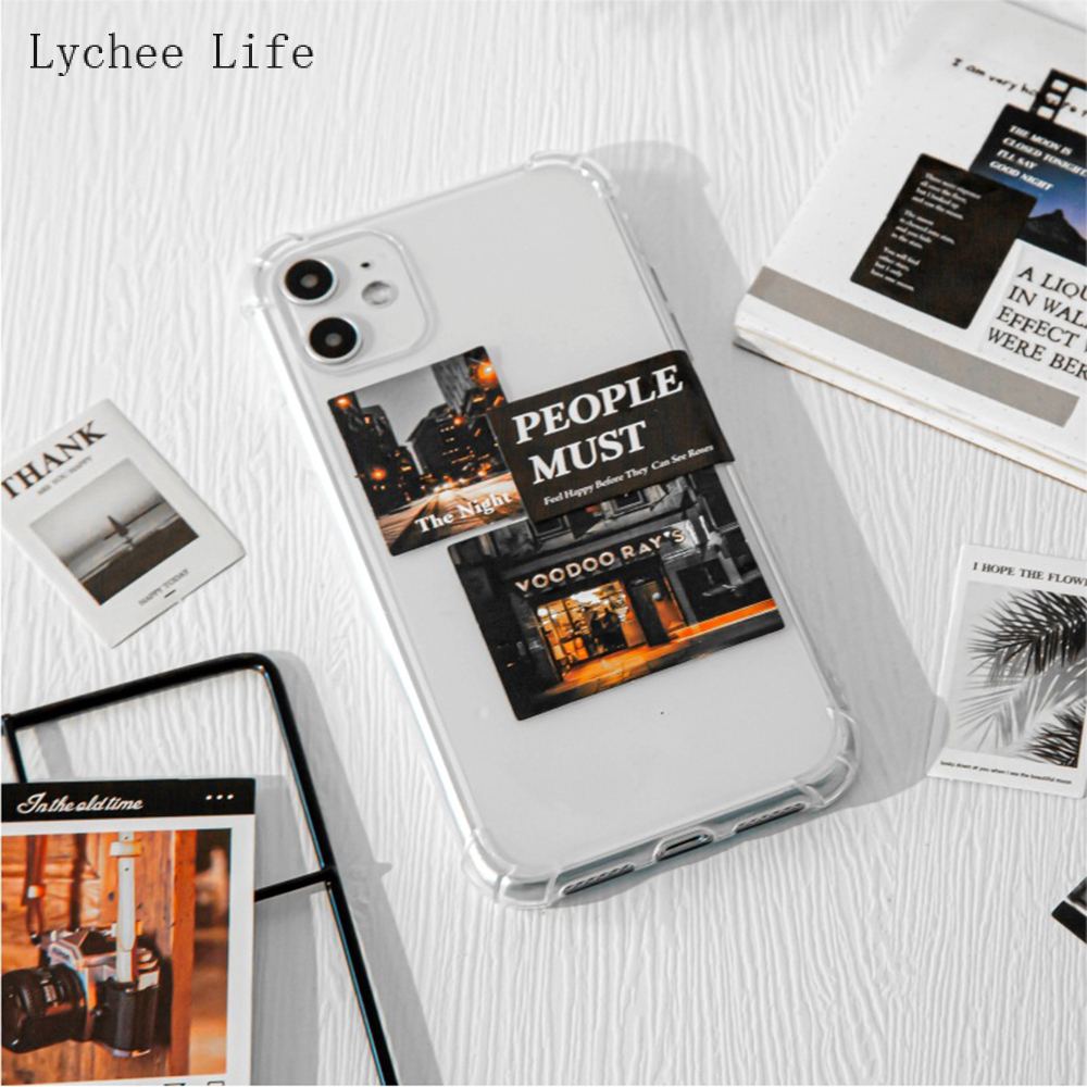 Lychee Leven Vintage Foto Stickers Set Scrapbooking Stickers Voor Journal Planner Diy Papier Ambachten Scrapbooking