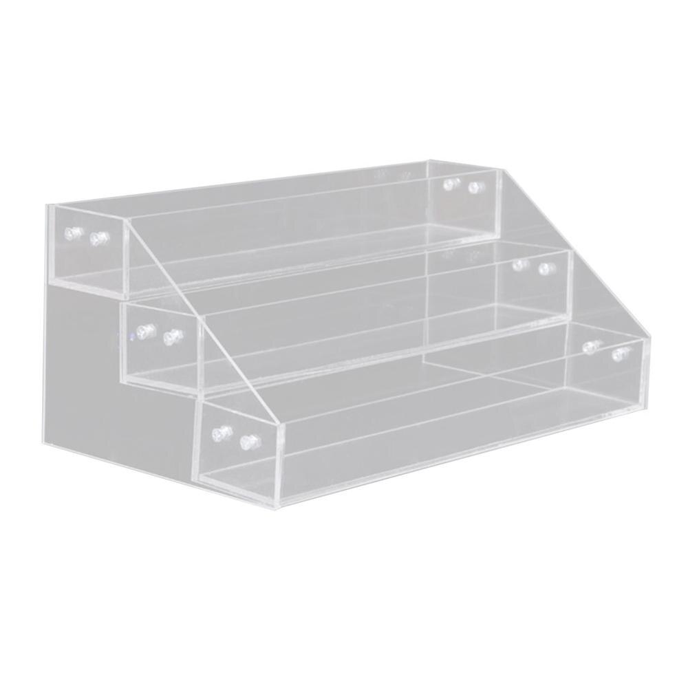 Acrylic Nail Polish Display Stand Multi-Layer Plastic Transparent Frame Mask Lipstick Display Rack Cosmetic Storage Box: Light Green