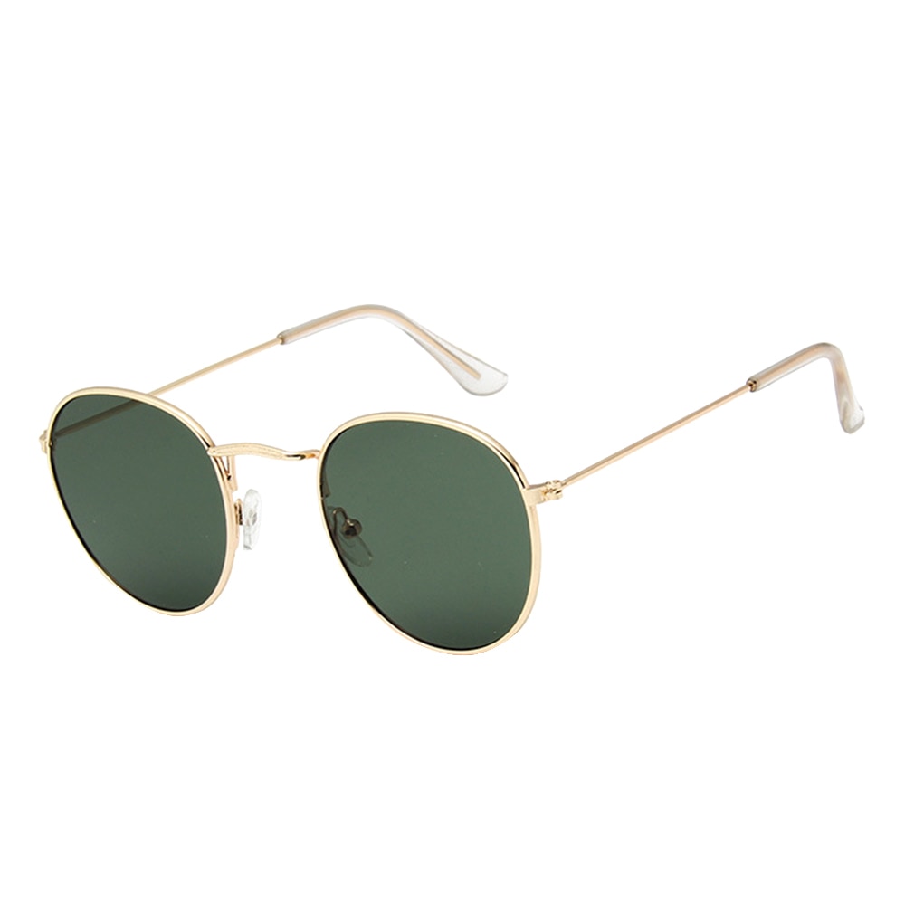 100% Polarizd Zonnebril Vrouwen/Mannen Ronde Motorcycle Zonnebril Drive Óculos De Sol Gafas