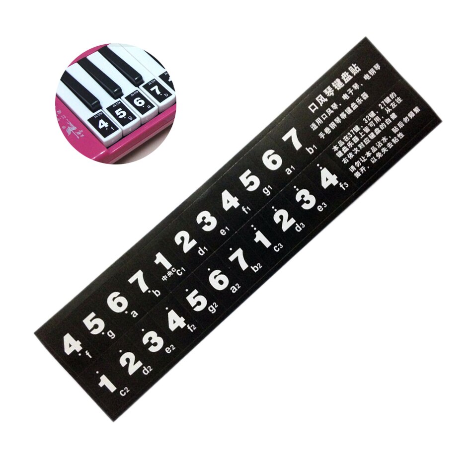 Melodica Learing Note Scale Tonic sol-fa syllables Label Sticker