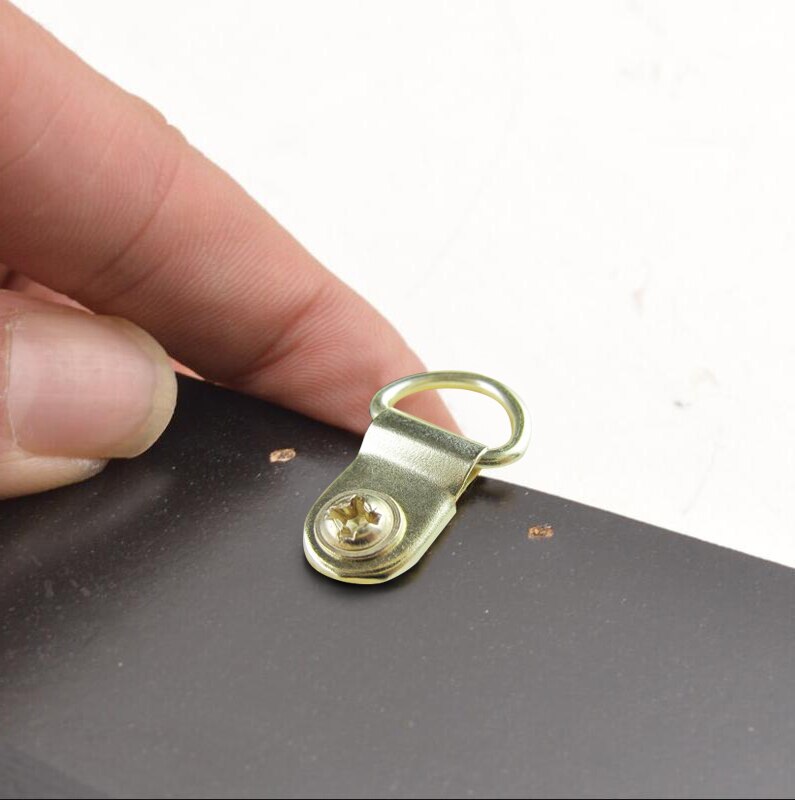 Ironmongery World 10 x 38mm Photo Mirror Fastener Hooks Plates Frame