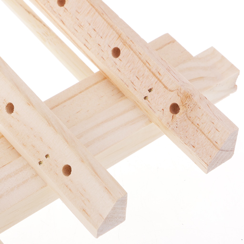 63-Spool Thread Rack, Wooden Thread Holder Sewing Organizer for Sewing, Quilting, Embroidery, Hair-braiding