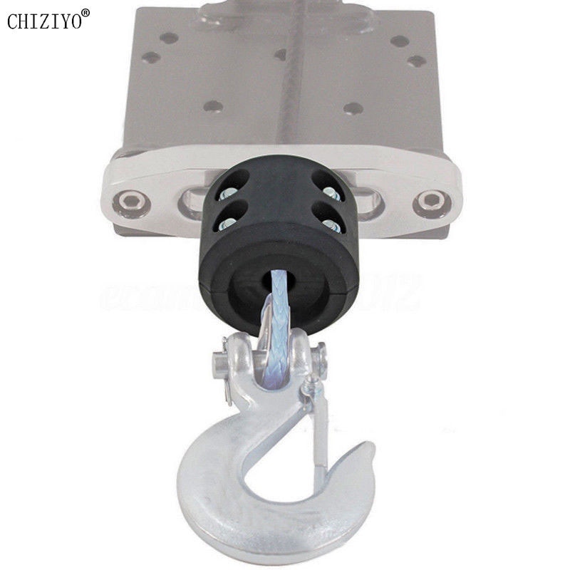 Universal Heavy ATV UTV SUV Winch Guard Cable Stopper Hook Stop Rubber Rope Line Saver Car Accessorie