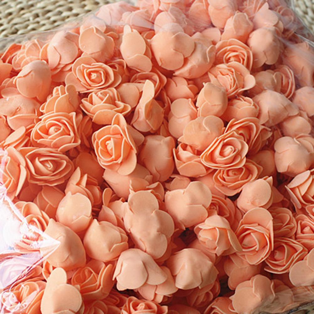 Foam Roses 500pcs Artificial Foam Flower Heads DIY 20cm Teddy Bear Mold PE Rose Bear Accessories Decor Valentine's