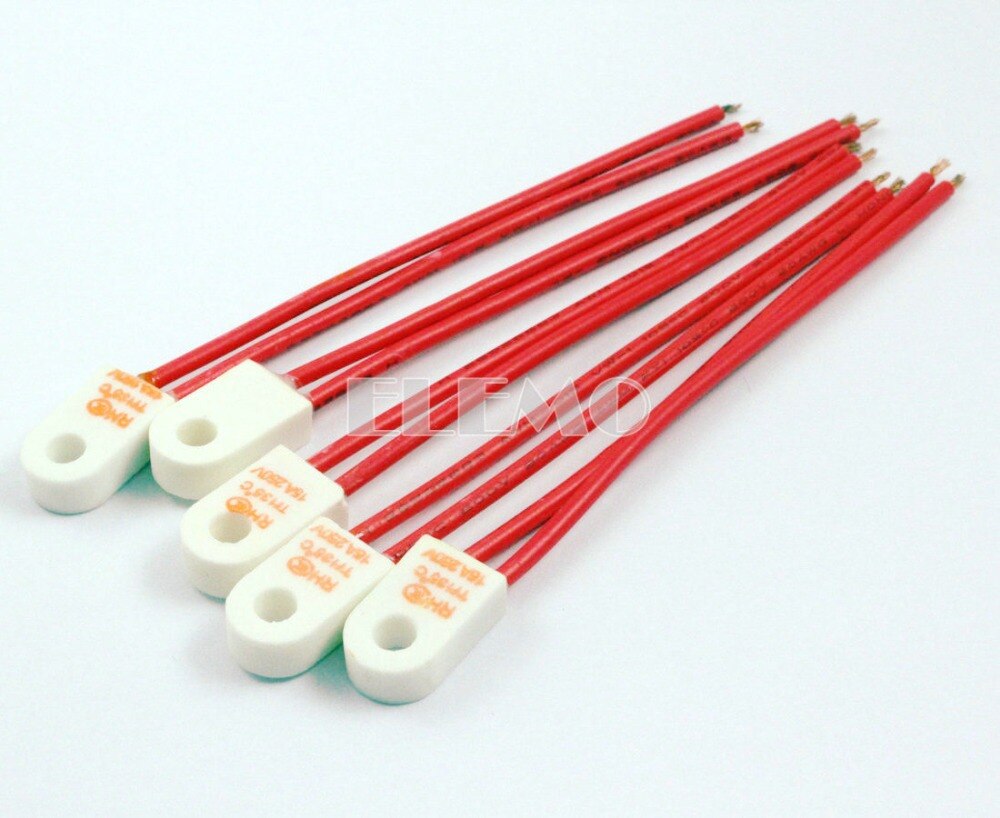 Dc 250v 15a varmtvannsbereder som erstatter termisk sikring for kobberkjerne keramisk sensor  x 5
