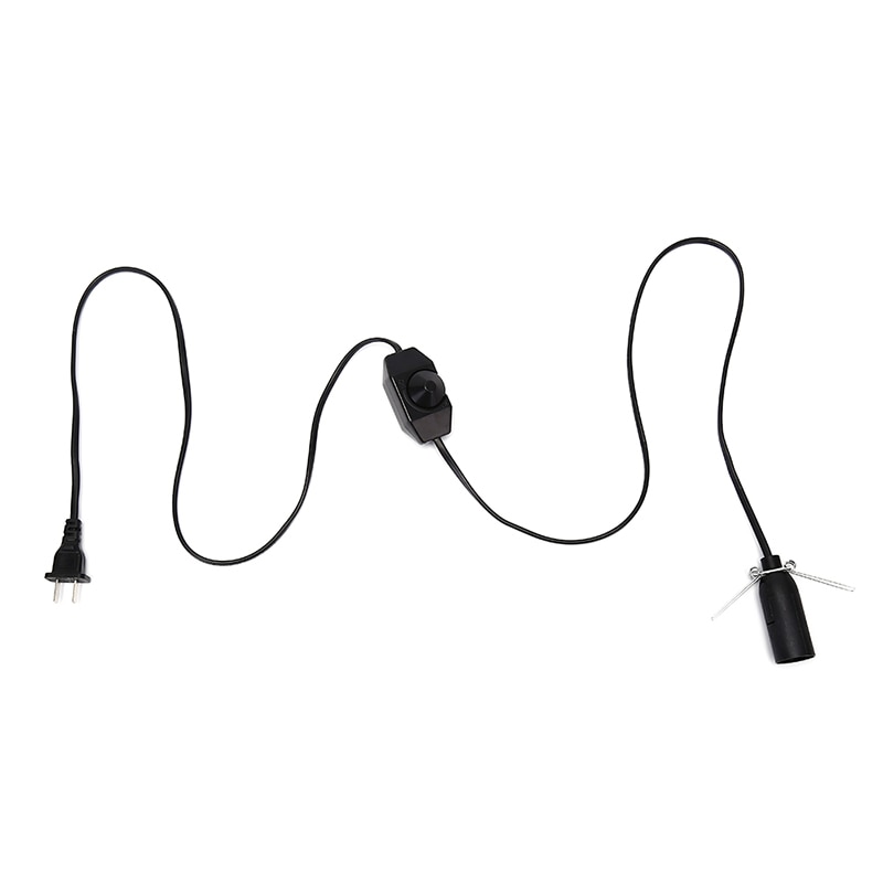 1Pcs 1.5M Salt Lamp Dimmer Control Switch Power Cable Cord E12 Socket US Plug