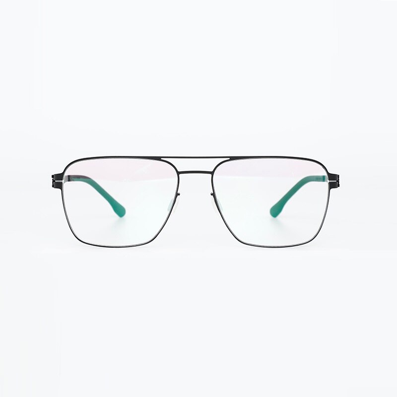 Montura de gafas de doble haz para miopía para hombre, anteojos delgados sin tornillo, ultraligeros, caja Original, Berlín, Alemania, 2022