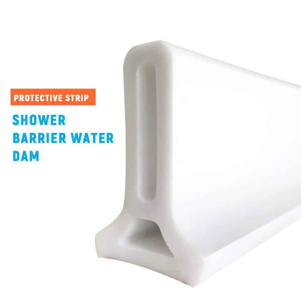 Kitchen Water Stopper Threshold Strip Bathroom Supplies Dam Practical Collapsible Rubber Blocker Shower Barrier Flood Home Floor