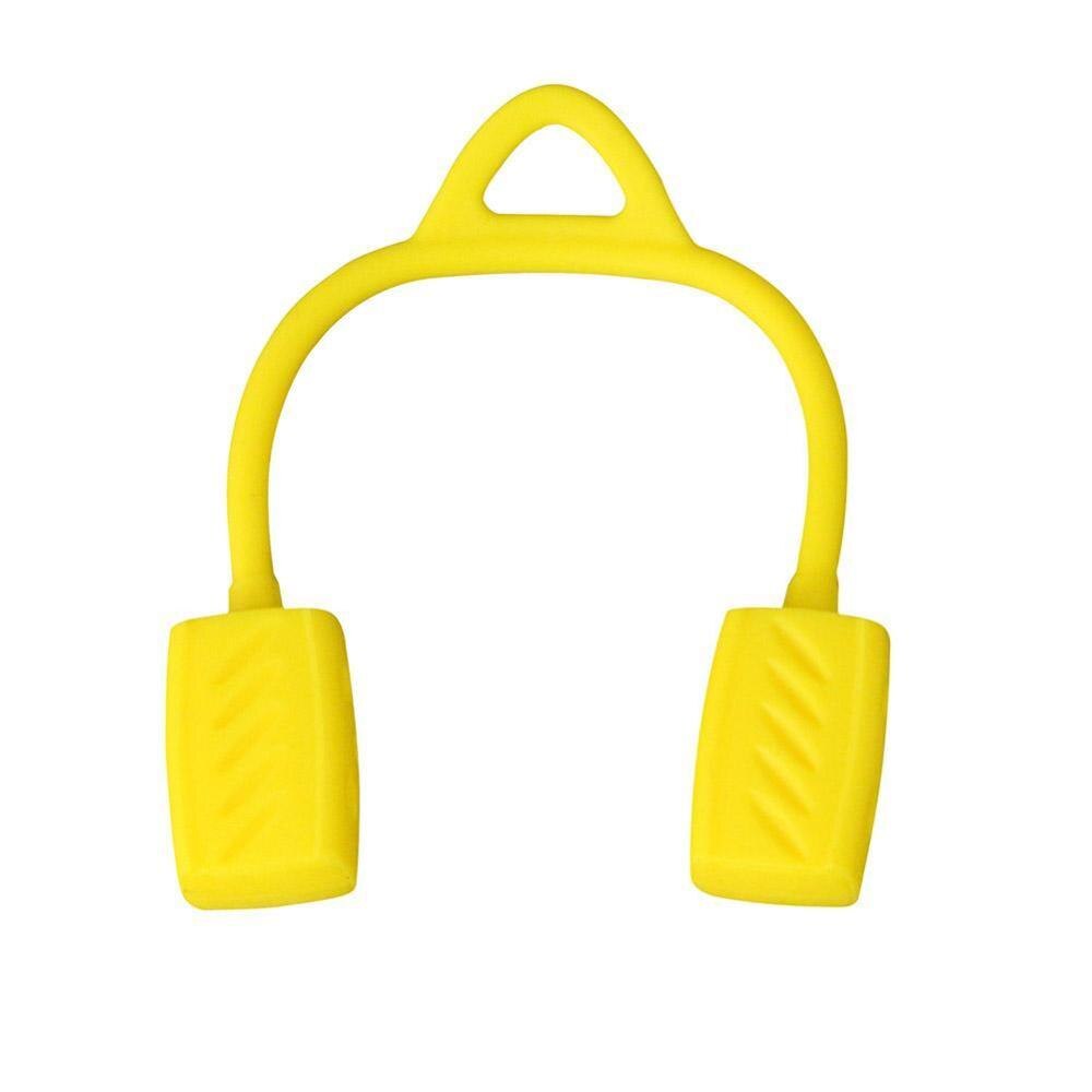 Gezicht Kauwspieren Mannen N Go Mond Kaaklijn Jawrsize Kaak Muscle Exerciser Chew Ball Chew Bite Breaker Training: yellow