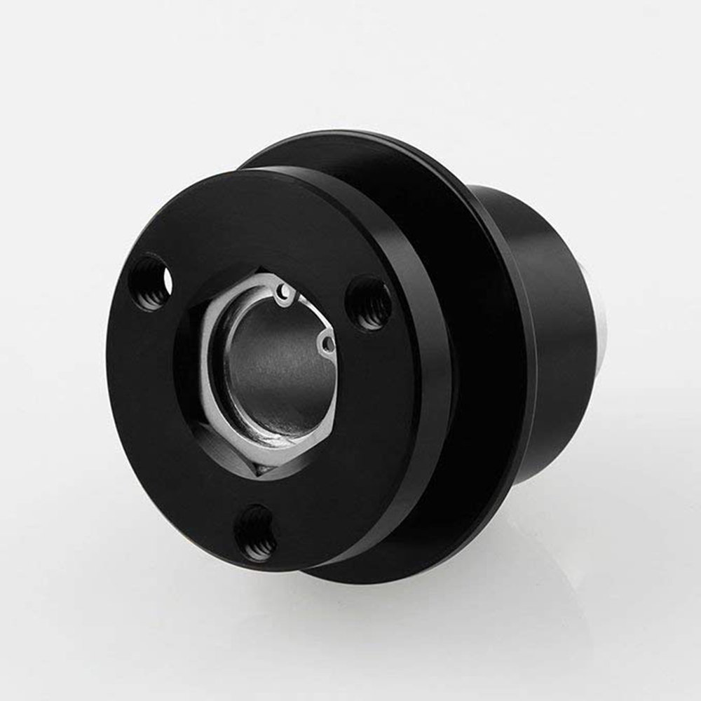 360 Steering Wheel Quick Release Disconnect Hub IMCA Aluminum Black 360 Degree 3 Hole