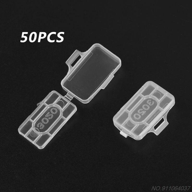 50pcs Waterproof Transparent Cable Sign Cards Label Display Identification Box N20 20: 2