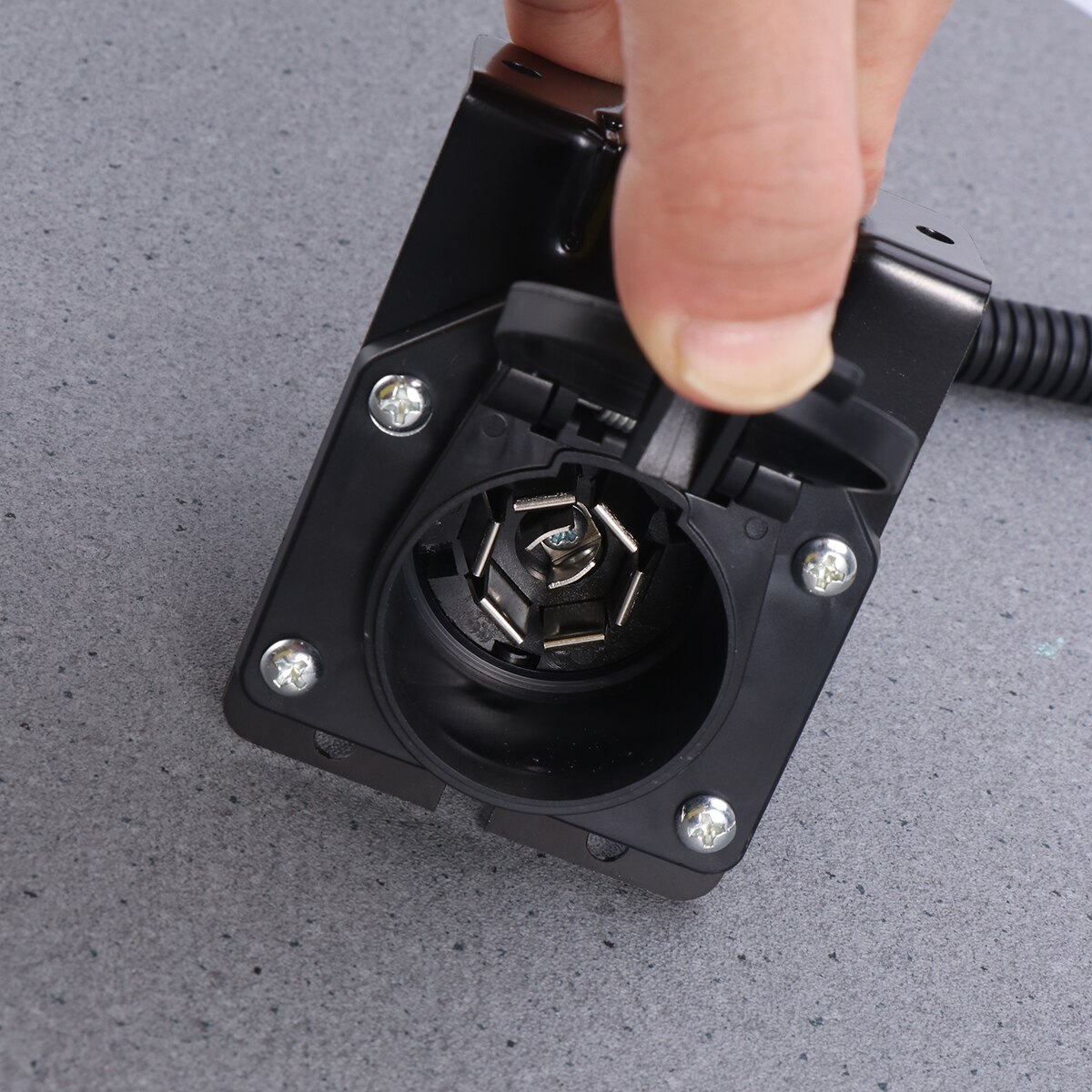 Multi-tow Trailer Adapter Kit Wiring Connector with Socket Connector Mounting Bracket