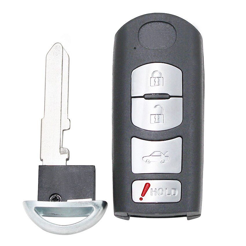 2+1 Button 3 Button 3+1 Button 4 Button Replacement Remote Key Shell Case Fob For Mazda 3 5 6 CX-7 CX-9 with insert key
