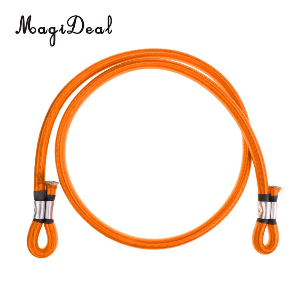 MagiDeal 12mm x 120cm schwer Pflicht Bungee-seil 100Kg für freundlicher freundlicher Trampolin Bunte Klettern Höhlenforschung Camping springen prallen: Orange