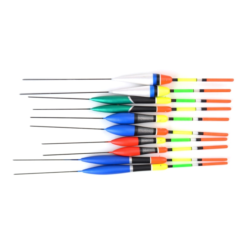 5pcs Fishing Float Wooden Buoy Float Bobber Cork Fishing Floating Drift Vertical Buoy Fishing Accessories PL