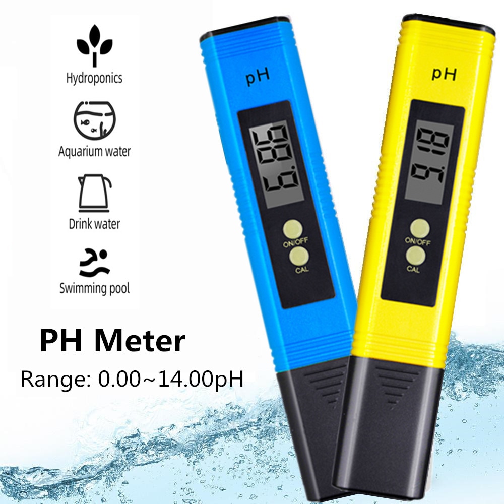 Digital ph-tester surhedsgrad ph-måler vand lcd-display vandmål 0.01ph automatisk kalibrering 50% slukket