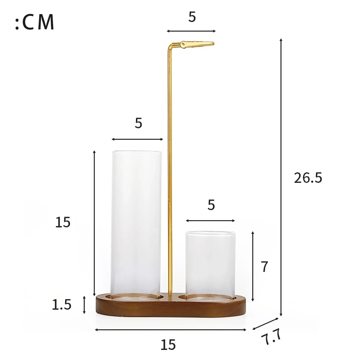 Massivt træ røgelsesbrænder gummi træ glas røgelsesbrænder simpel flyveaske sandeltræ røgelsesbrænder