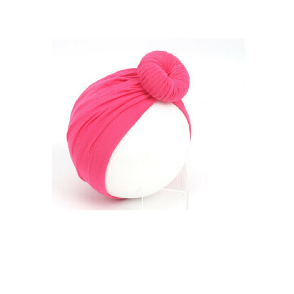 Neugeborenen Kleinkind Kinder Mädchen Baby Kleinkind Turban Verknotet Bogen Hut Cap Stirnband Haarband Headwear Reine Farbe Nette