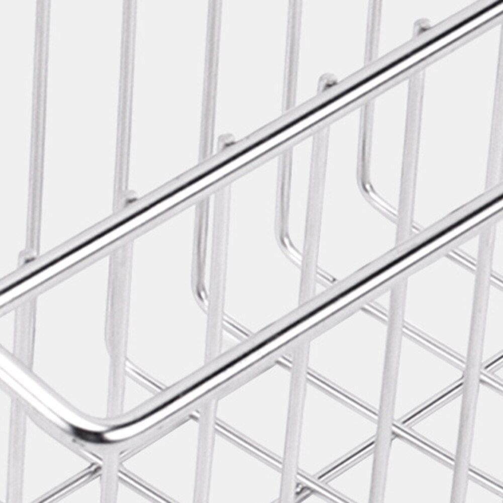 Stainless Steel Wall Mounted Hanging Sink Drain Basket Sponge Soap Holder Rack