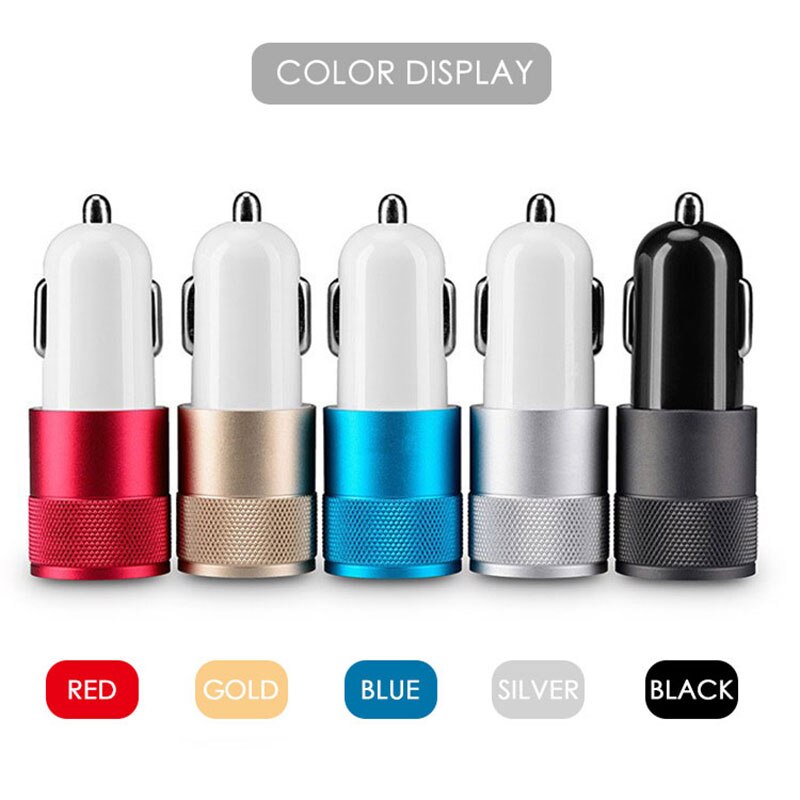 SUPTEC Car Phone Charger 2 Port Mini Dual USB Car Charger Adapter Quick Charging 5V 2A for iPhone Samsung Xiaomi LG Car-Charger