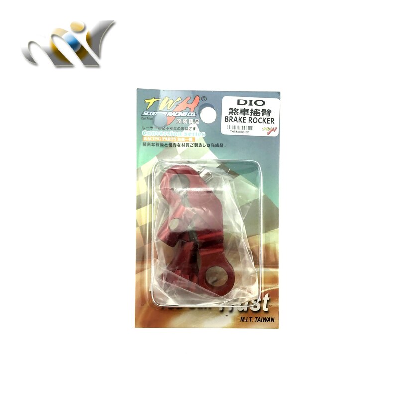 Taiwan twh for dio 50 zx50 af18 af28 af34 af35 af35 dio 50 produkter motorcykel tilbehør modificeret bagbremse rocker: Rød