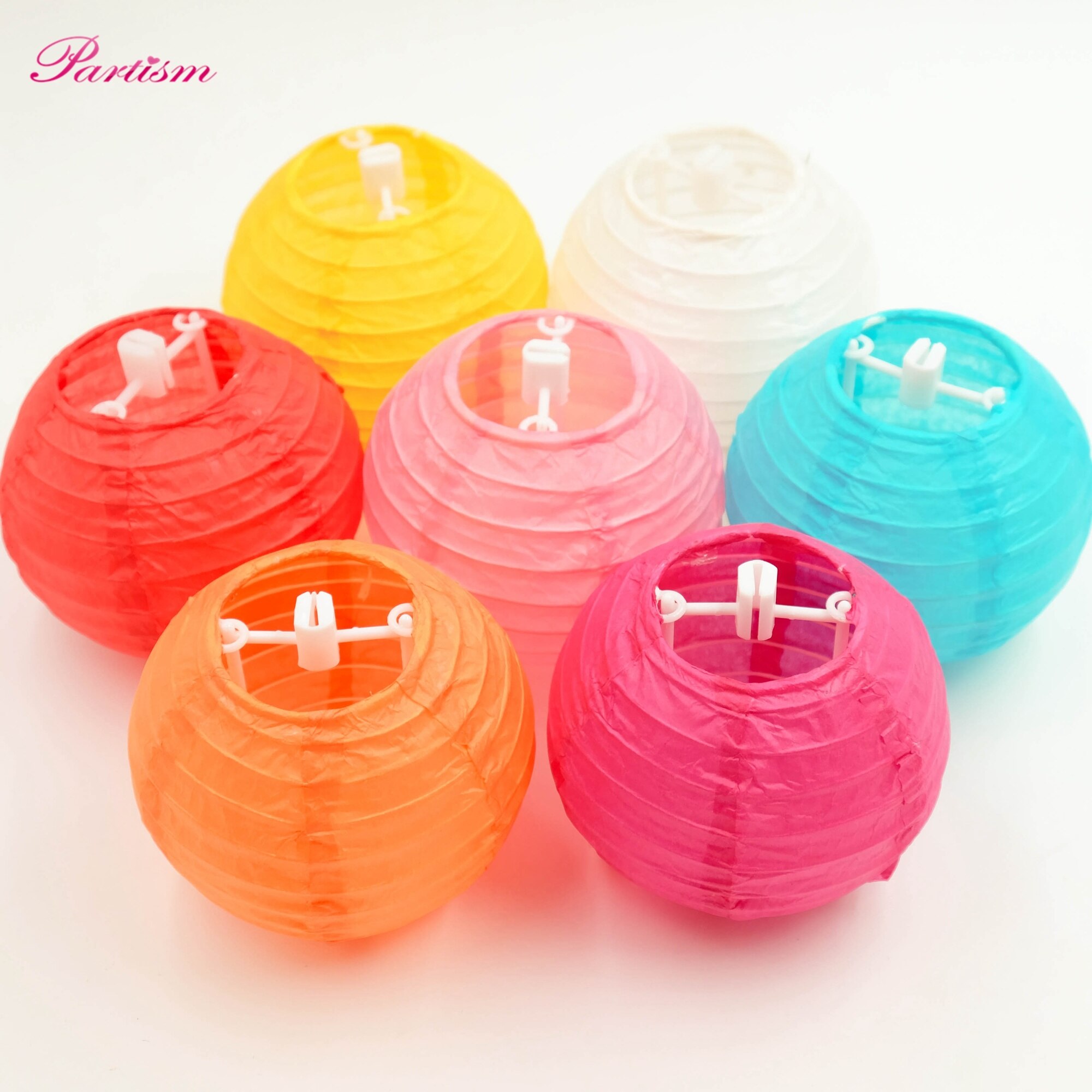 1Pcs 6Inch (15Cm) kleurrijke Papieren Lantaarn Ronde Lamp Bruiloft Thuis Party Festival Verjaardagsfeestje Decoratie Tuin Diy Supplies