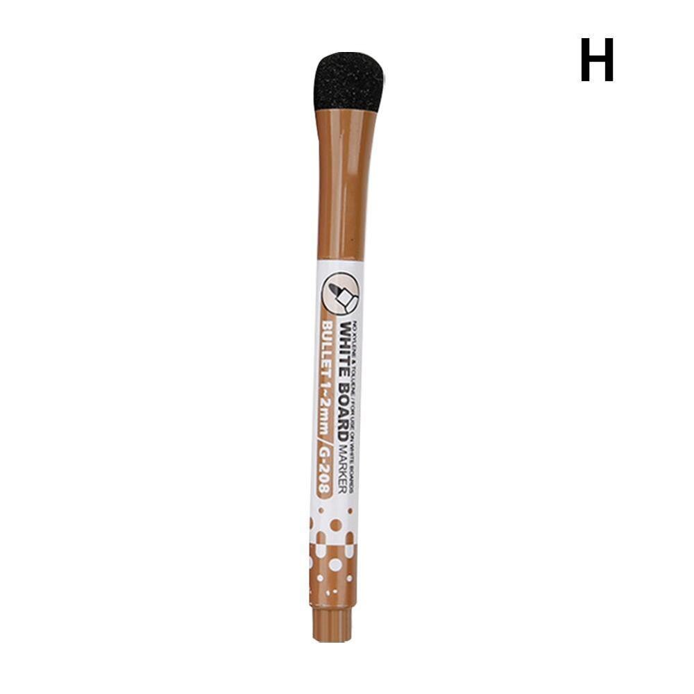 1 PC School Classroom Supplies Magnetic Erasable Whiteboard Pages Pens Dry Drawing Pen Children's Board Markers Eraser Mark E9G7