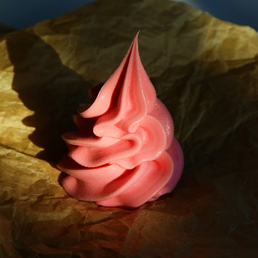 2.3 tum vit original smak mjölkglass populära gör-det-själv handgjorda leksaker lekfönster display provhuvud plastmodell gör-det-själv: Ljusrosa