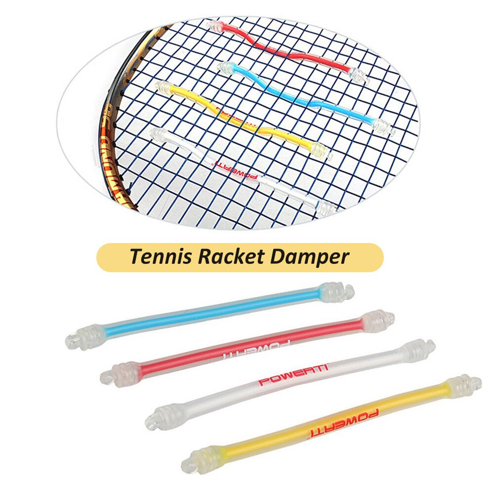 Tennisrackettspjeld silikon tenniskolver vibrasjonsabsorberende støtdempende glidebånd