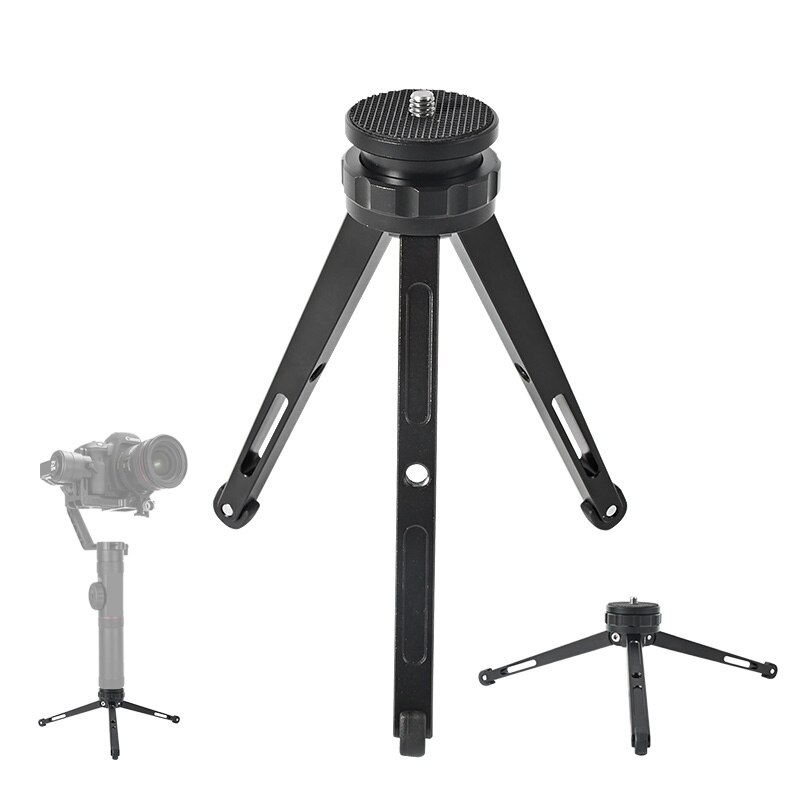Mini Statief Metalen Desktop Mini Tafelblad Stand Voor Dslr Camera Mirrorless Camera Smartphone Kleine Statief