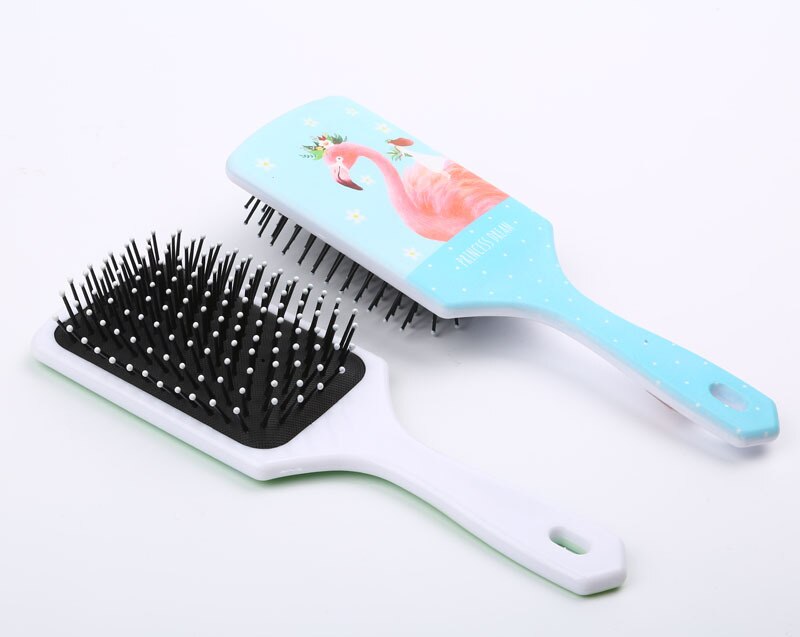 Cartoon Print Hair Detangler Comb Haircare Massage Scalp Airbag Hair Styling Tool Soft Comb Teeth Hair Brush Barber Accessories