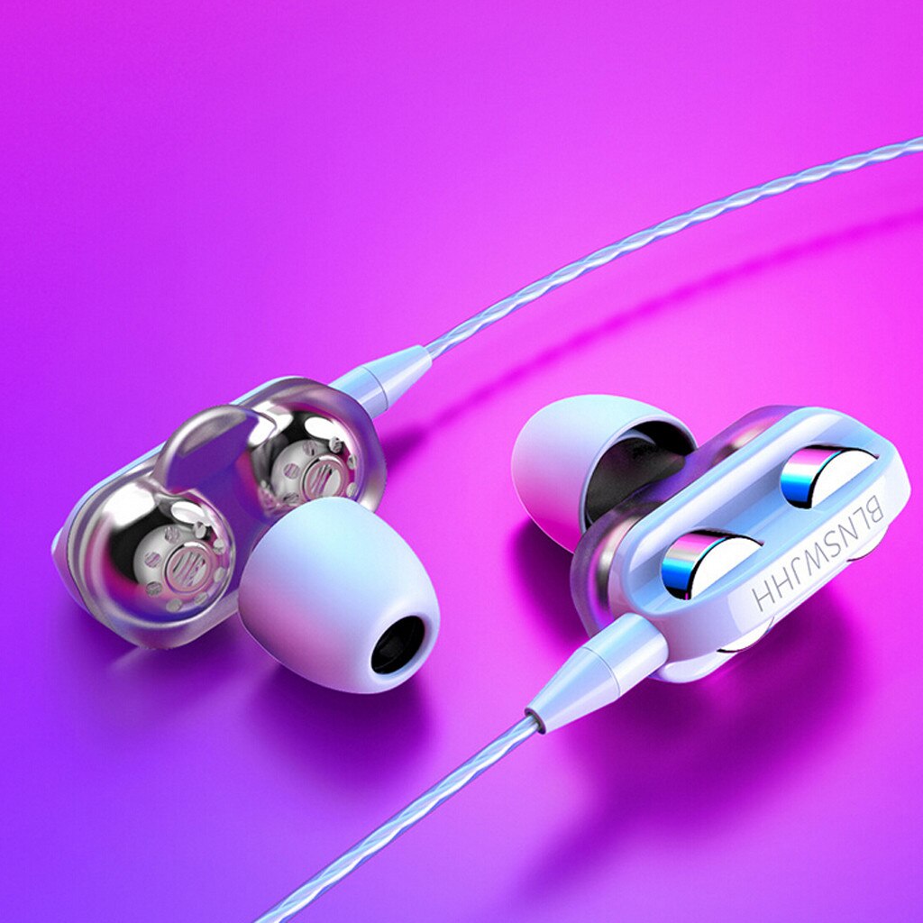 Free Ship 3.5mm Super Bass In Ear Hifi Stereo Earphone Earbuds Headphone Headset With Mic Безпроводные Наушники Wired Headphones: D