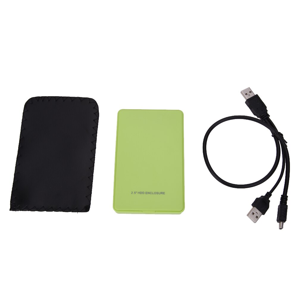 USB 2.0 2.5 Inch IDE HD Hard Disk Drive HDD External Case Enclosure Box up 500GB For Mac OS Notebook Laptop PC