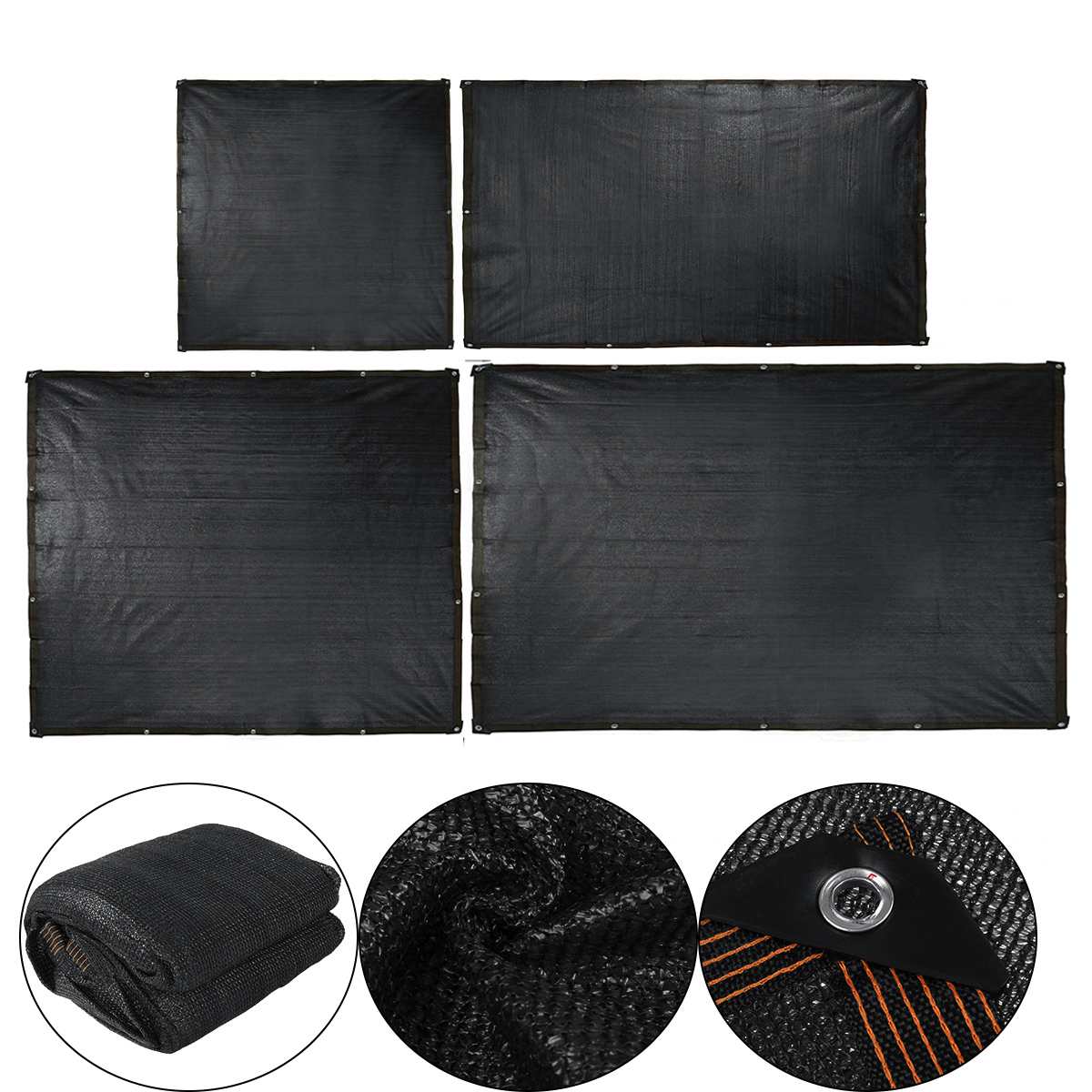 Anti-Uv 6-Pin Zonnescherm Netto Outdoor Tuin Zonnebrandcrème Doek Auto Sunblock Shade Cover Plant Kas Cover 90% Shading Tarief