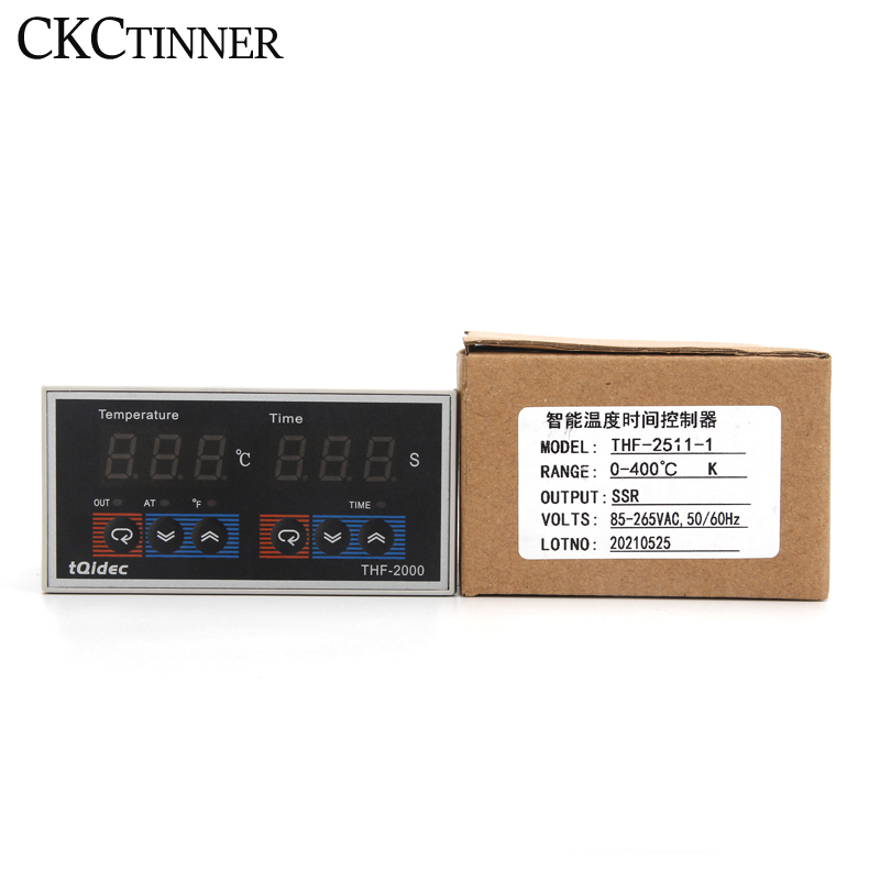 Time and Temperature Integration Control Instrument THF-2000 AC85-AC265V 50Hz Digital Display PID Controller