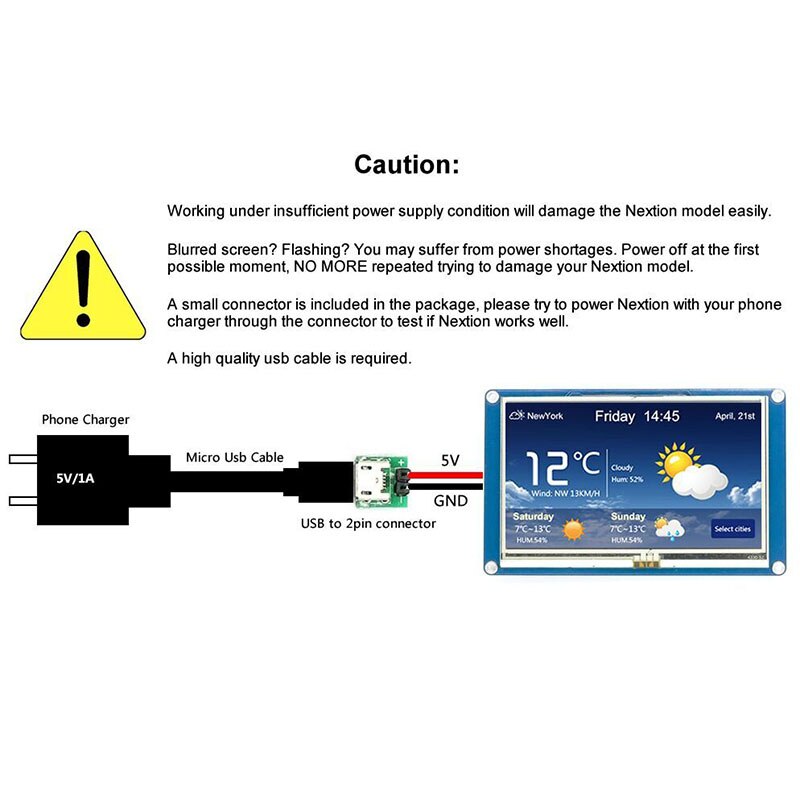 3.2 Inch for Nextion NX4024T032 Basic HMI ligent Smart UART Serial Press TFT LCD Display Panel for Raspberry Pi SLA Printer