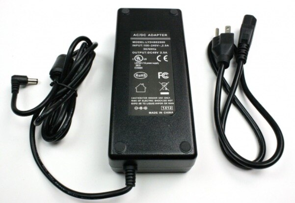 8 Port Wall Mount 10/100 Power over Ethernet PoE Injector with 48 volt 120 watt Power Supply: POE-8-48v120w