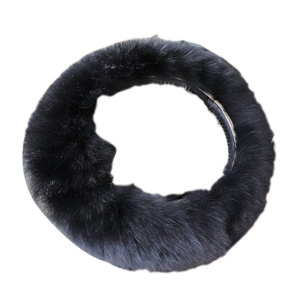 Solide doux longue laine floue volant couverture laine frein à main voiture accessoire mouton fourrure peluche protecteur couverture Kit