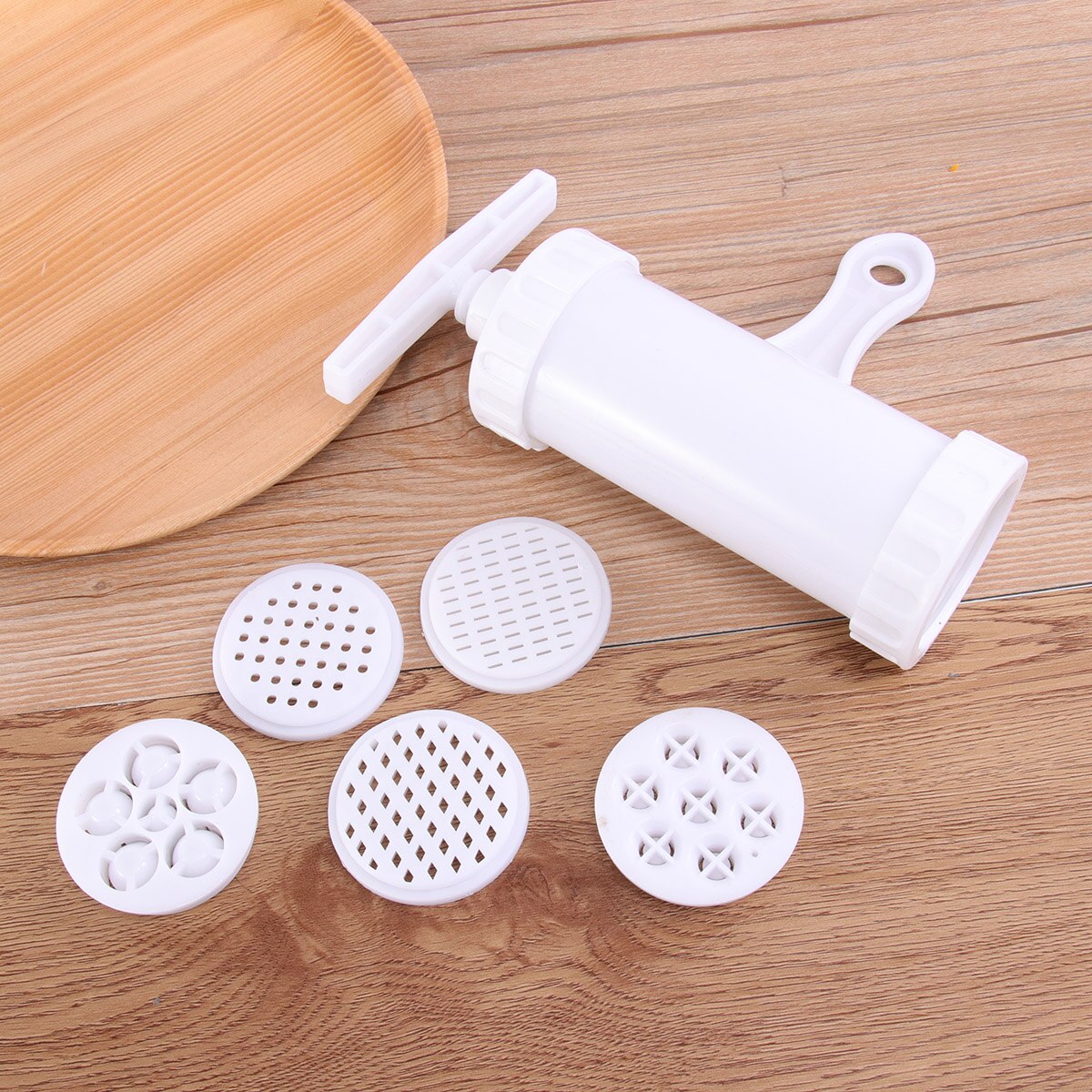 2Pcs Household Mini Manual Noodle Maker Space Saving Dough Press Machine Sausage Filling Machine Pasta Noodle Maker