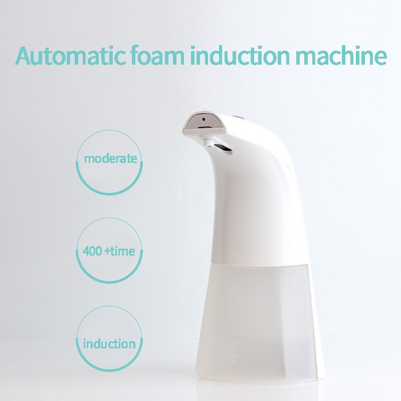 Distributeur de savon de toilette intelligent avec détecteur de mouvement infrarouge, pompe portable, automatique, sans contact, pour salle de bain, maison, cuisine